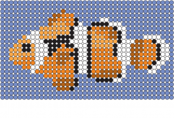 Clownfish colour by pixel